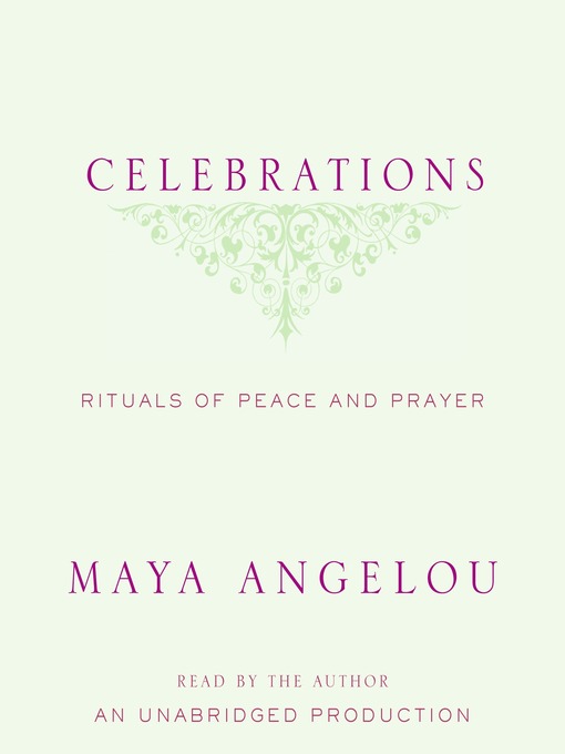 Title details for Celebrations by Maya Angelou - Available